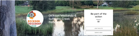 CleanUp Australia Sunday 3 March at Dickson Wetlands starting 8.30am